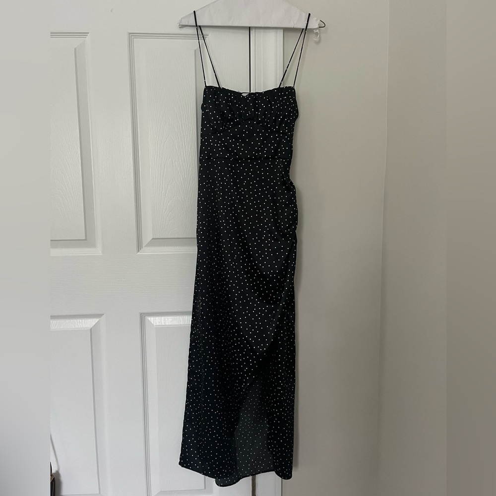 Zara Polka Dot Midi Dress